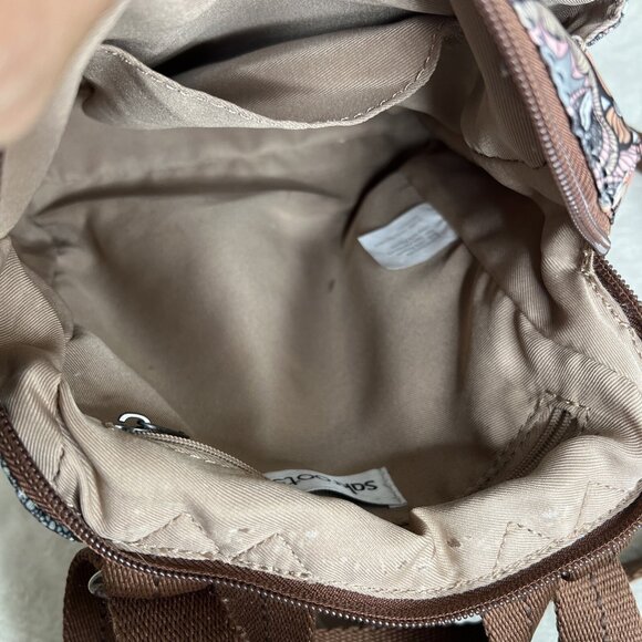 Sakroots Womens Convertible Mini Backpack Sling Bag With ID Wristlet Repreve Fab - Picture 9 of 14